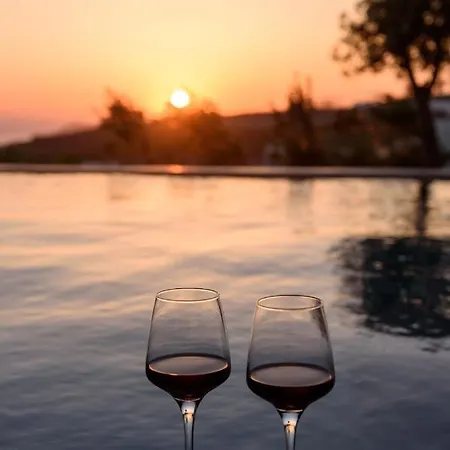 Magical Santorini 3 Bedrooms Royal Solstice Retreat Private Pool Sunset View Pyrgos * Ormos Athinios