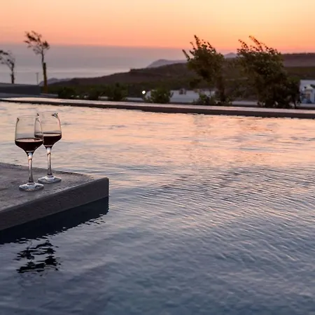 Villa Magical Santorini 3 Bedrooms Royal Solstice Retreat Private Pool Sunset View Pyrgos