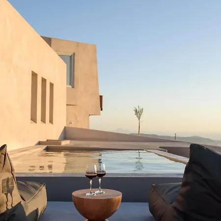 Magical Santorini 3 Bedrooms Royal Solstice Retreat Private Pool Sunset View Pyrgos Villa Ormos Athinios