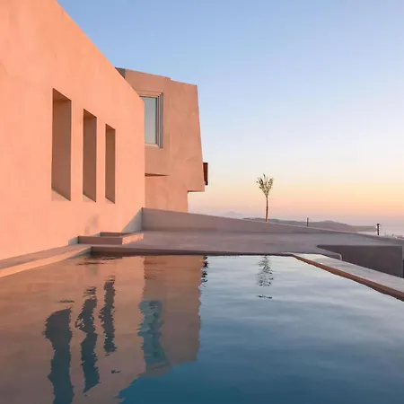Magical Santorini 3 Bedrooms Royal Solstice Retreat Private Pool Sunset View Pyrgos *