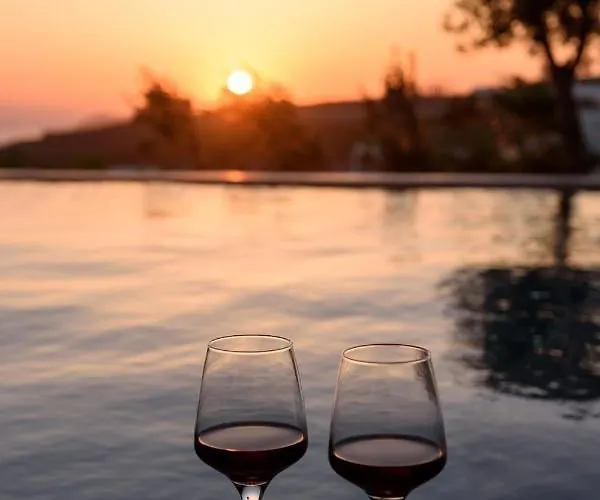 Magical Santorini 3 Bedrooms Royal Solstice Retreat Private Pool * Ormos Athinios